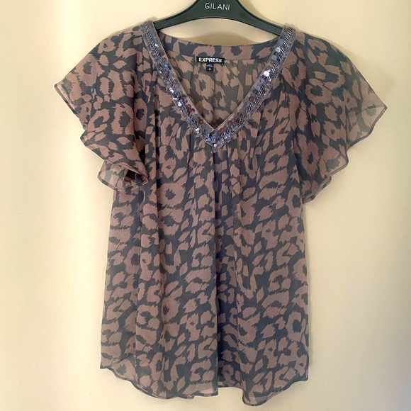 Express Leopard Top - Picture 1 of 4